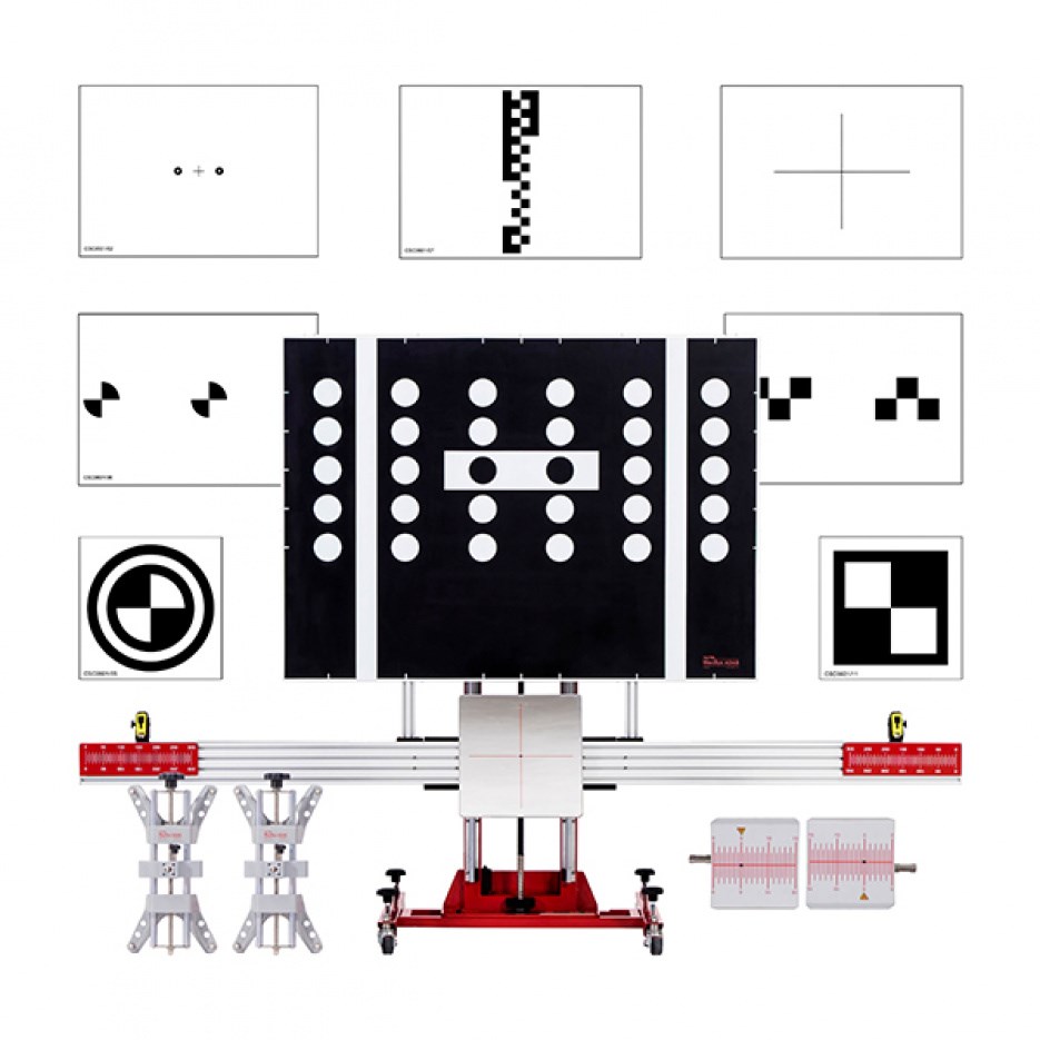 Стенд для калибровки камер автомобиля Autel MaxiSys ADAS, Full Kit, ACC, 10 мишеней в комплекте